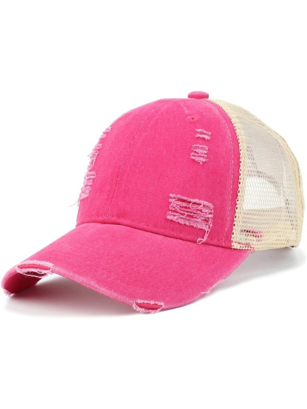Unisex Halloween Distressed Pink Rucker Hat Adjustable Sportswear Baseball Cap